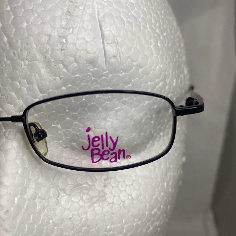 #5284 Jelly Bean CHILD Bendables Black Eyewear Frames 44-17-130